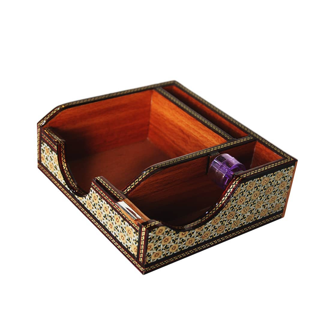 جاکاغذی و پایه ی چسب خاتم کاری